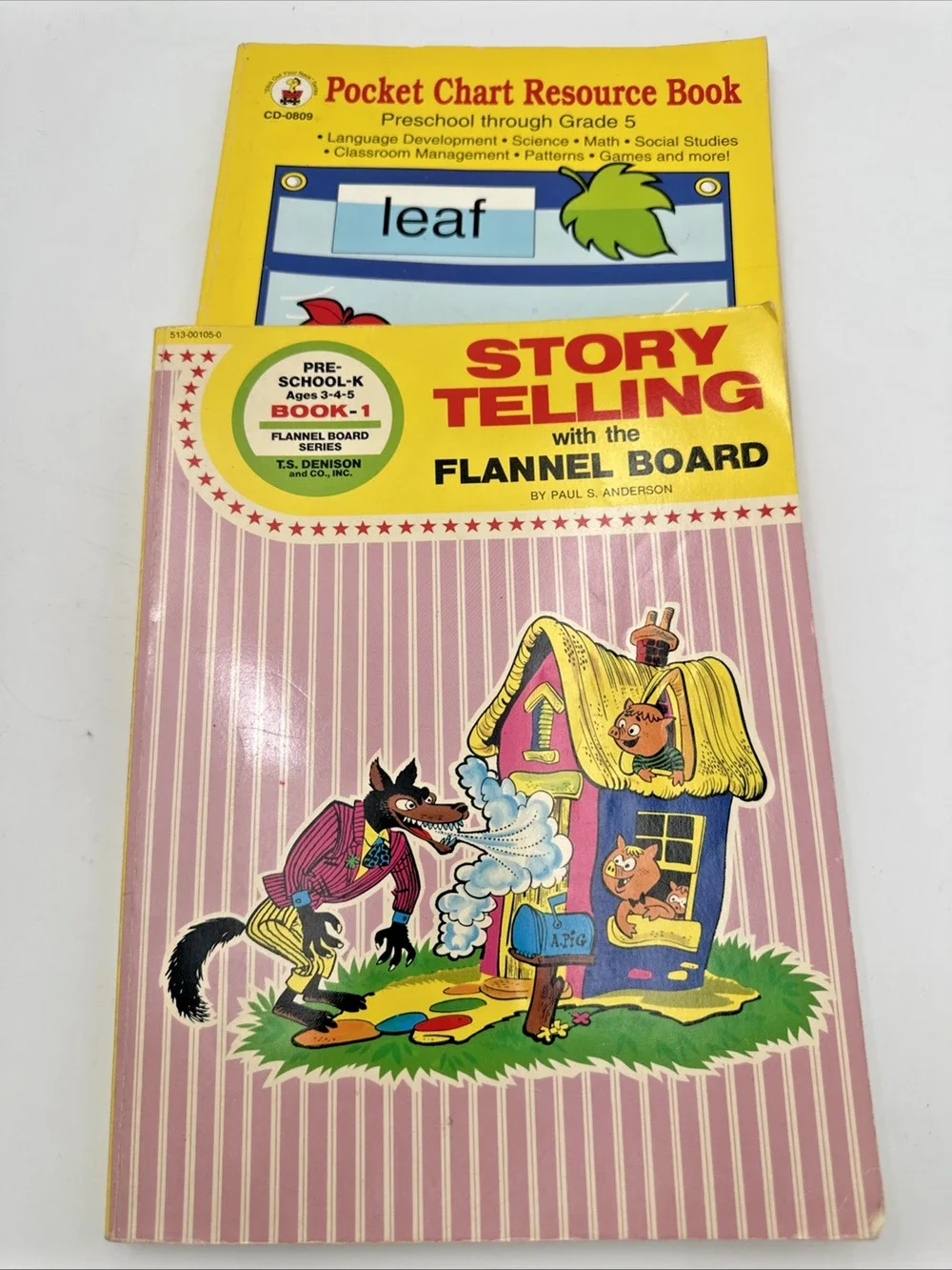 Vintage Storytelling Flannel Board Book 1 And Other Activity Books